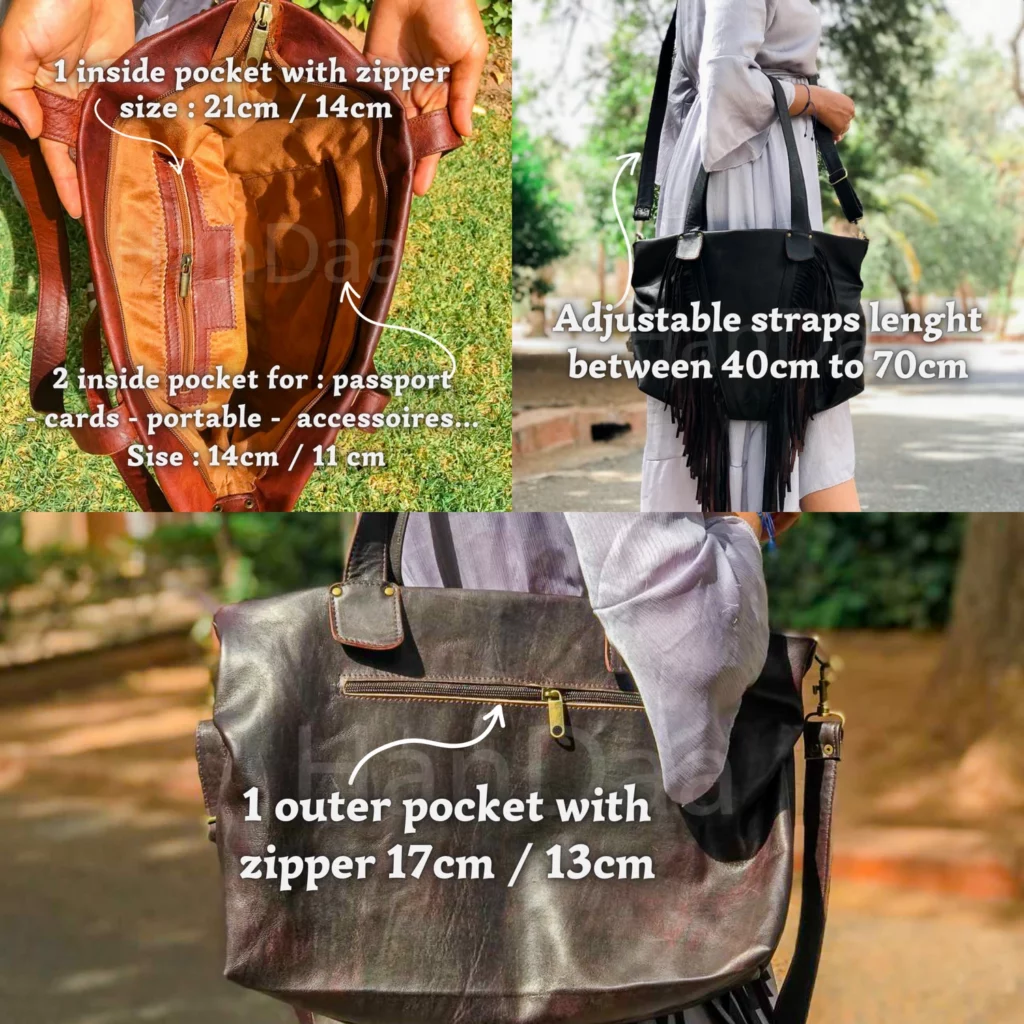 1 inside pocket with zipper size 21cm 14cm 1 Copy