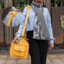 Large Kilim Leather Travel Bag
