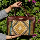 Stylish Carpet Leather Handbag for Women