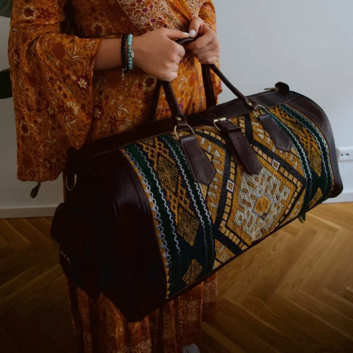 Kilim Travel Bag for Stylish Journeys - Image 3