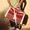 Morocco Carpet Leather Travel Bag