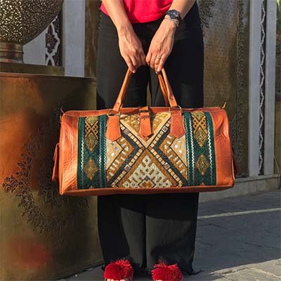 Kilim Travel Bag for Stylish Journeys