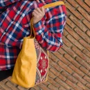 Havan shoulder tote carpet leather Bag