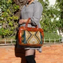 Brown Leather Handbag For Women