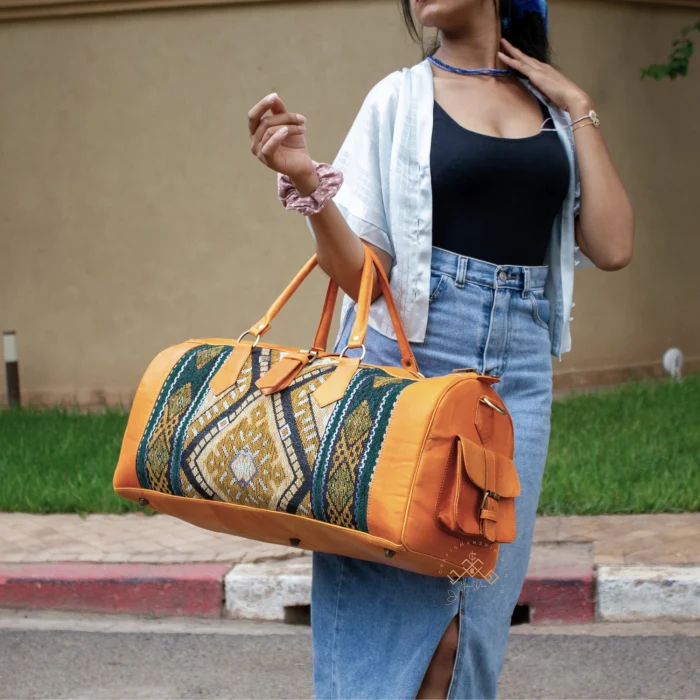 Kilim Travel Bag for Stylish Journeys - Image 9