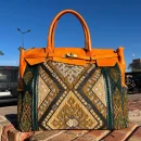 Kilim Leather Handbag for Women