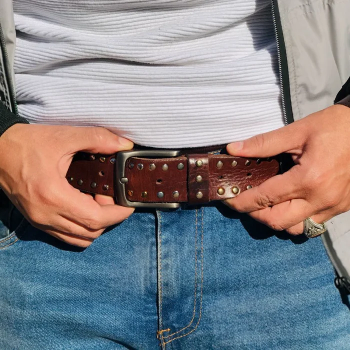 Moroccan original Leather belt for men - Image 2