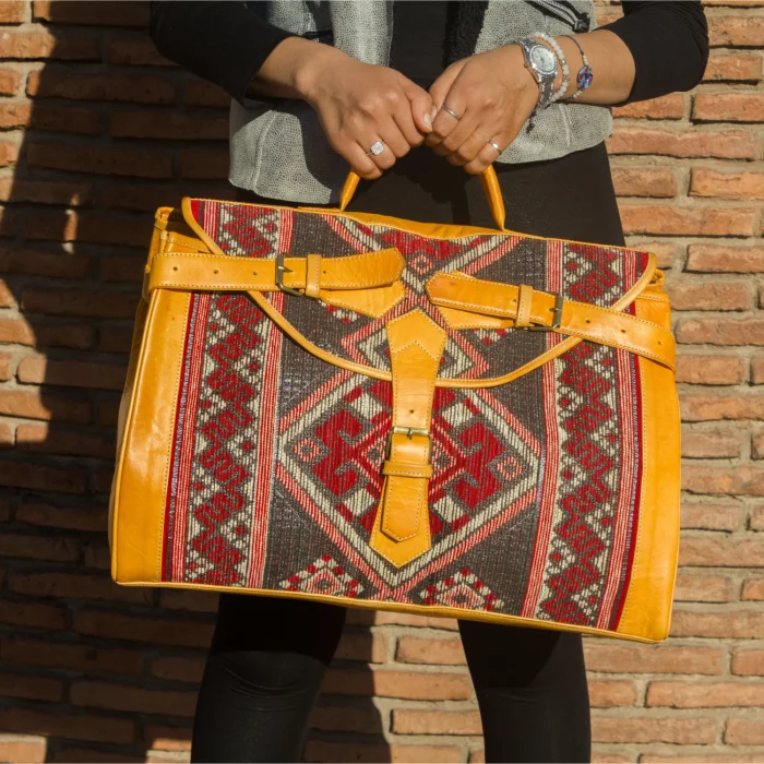 Handmade Kilim Travel Bag - Image 6