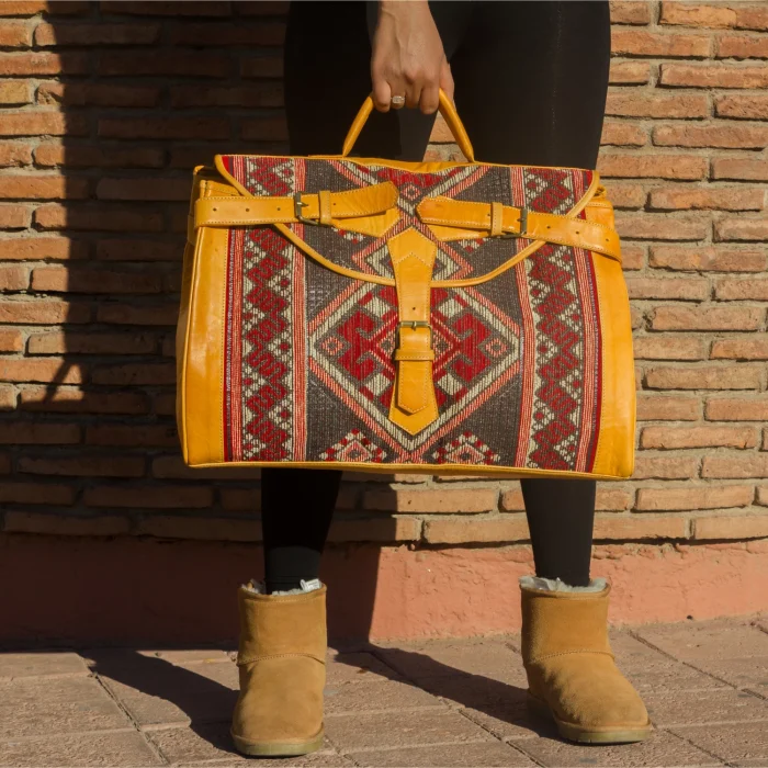 Handmade Kilim Travel Bag - Image 5