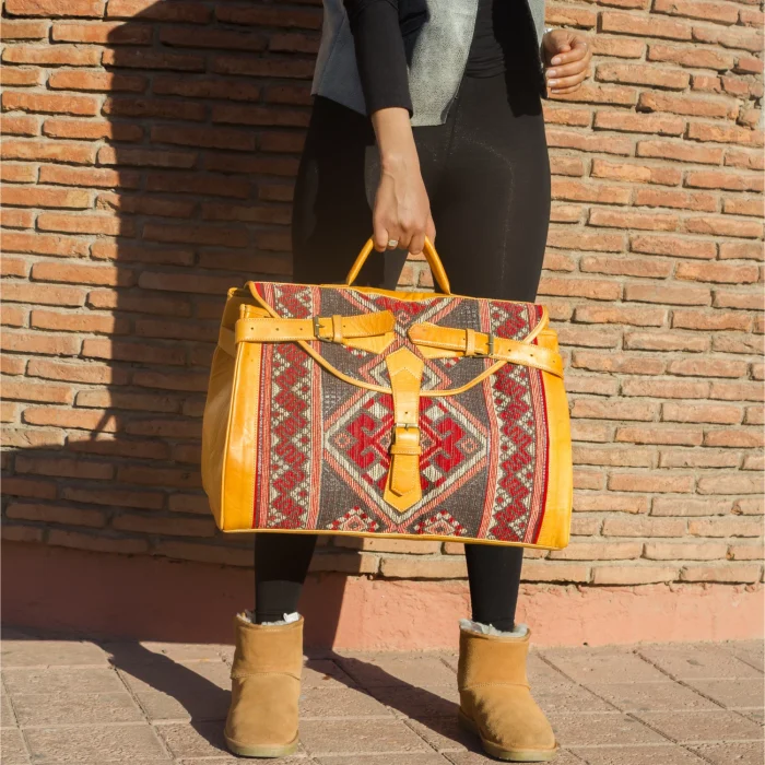 Handmade Kilim Travel Bag - Image 3