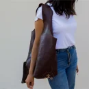 Chic Leather Hobo Shoulder Bag