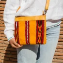 Handmade Berber carpet leather Purse