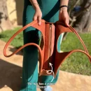 Perfect Fashion Round Tote Leather Bag for Women